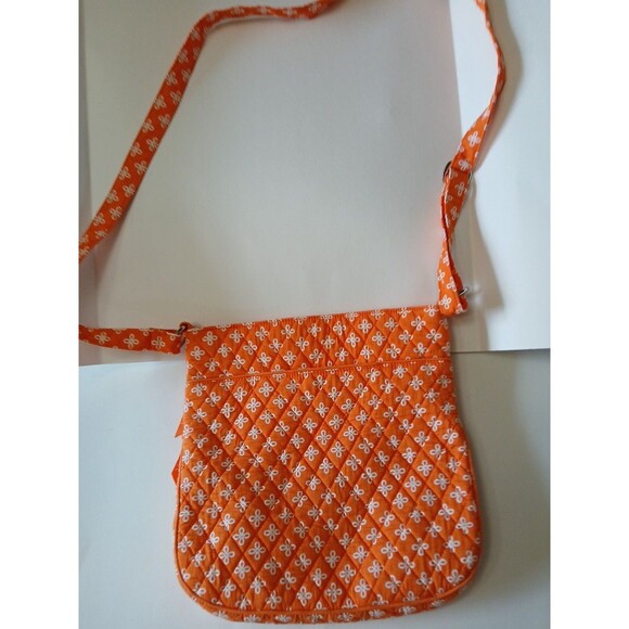 Vera Bradley University Of Tennessee Triple Zip Hipster Purse Orange/White Desig - Picture 10 of 16